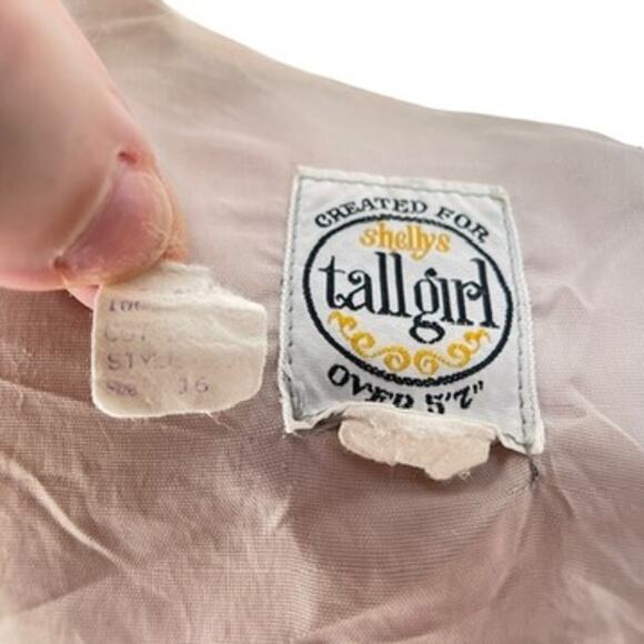 Shellys Vintage Tall Girl Retro Dress 60s Mid Century Mod Twiggy Sheath Scooter - Picture 9 of 13